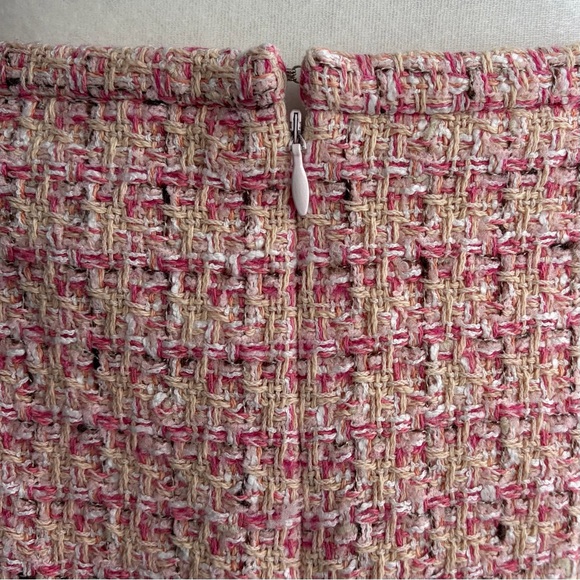 •Ann Taylor• Classic Pink Tweed Pencil Skirt – Size 10 - Picture 5 of 7